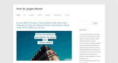Desktop Screenshot of juergenmuench.com